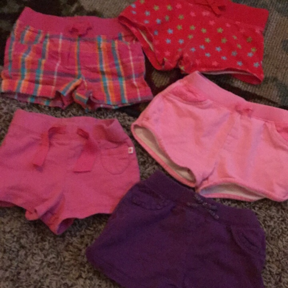 12m little ladies shorts lot